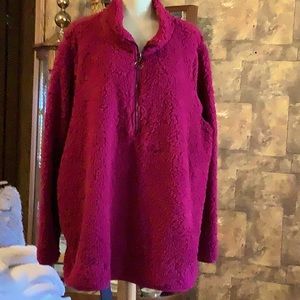 Ladies pull over zipper front tunic